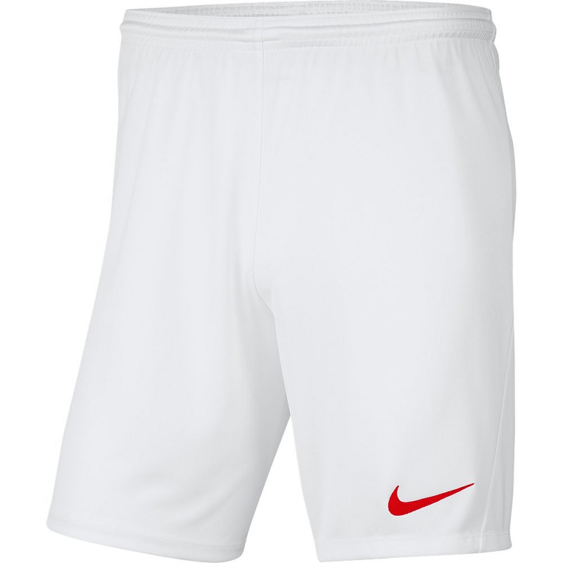 Nike Park III Short Herren - weiß/rot