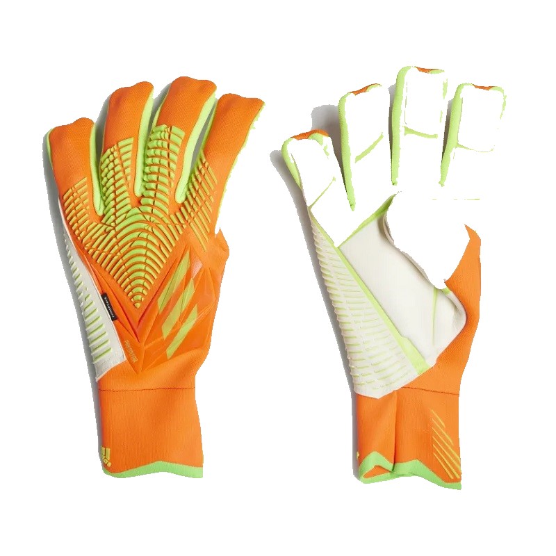 adidas Predator Edge Fingersave Pro Torwarthandschuhe - orange/weiß