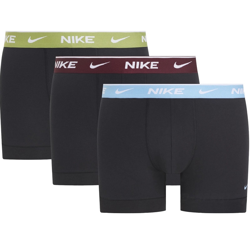 Nike Boxer Shorts 3er Pack Herren - schwarz/blau/rot/grün