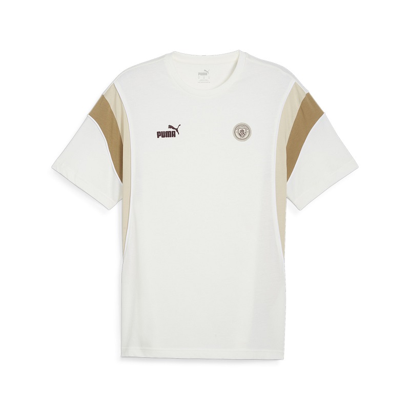 Puma Manchester City Archive 24/25 T-Shirt Herren - beige