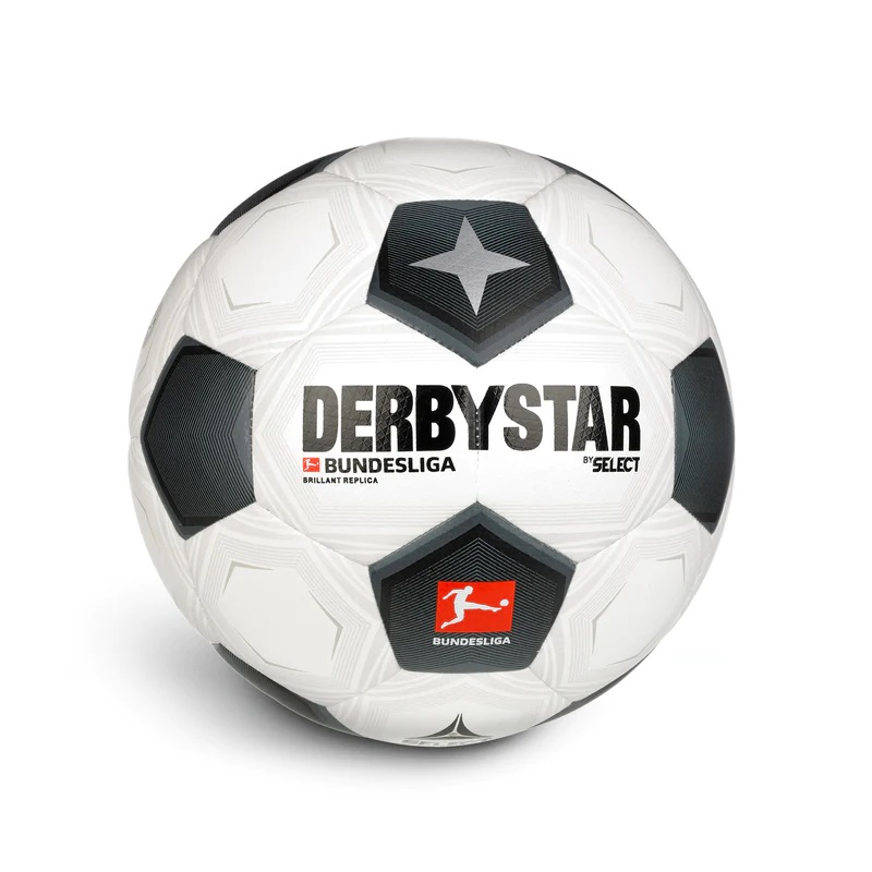 Derbystar Bundesliga Brillant Replica Classic V23 Gr.5 - weiß/schwarz