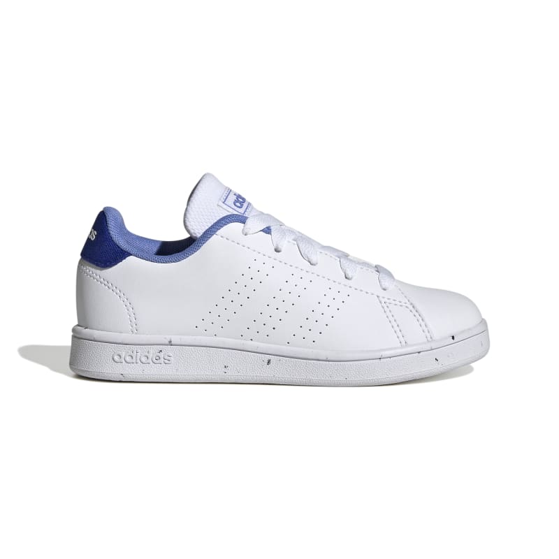 adidas Advantage Lifestyle Court Lace Sneaker Kinder - weiß/blau 