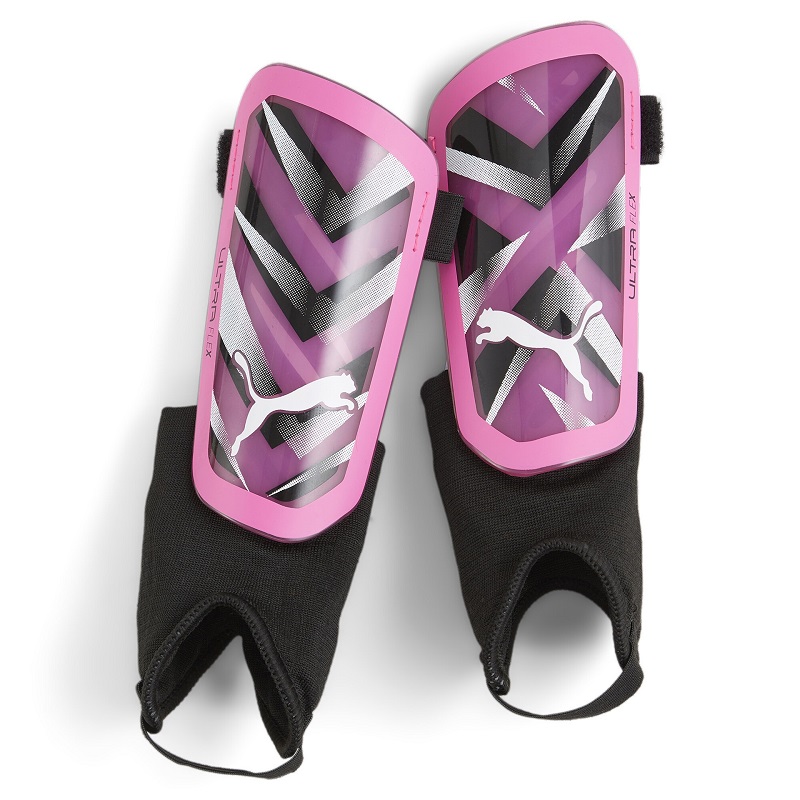 Puma Ultra Flex Ankle Schienbeinschoner - pink/schwarz/silber