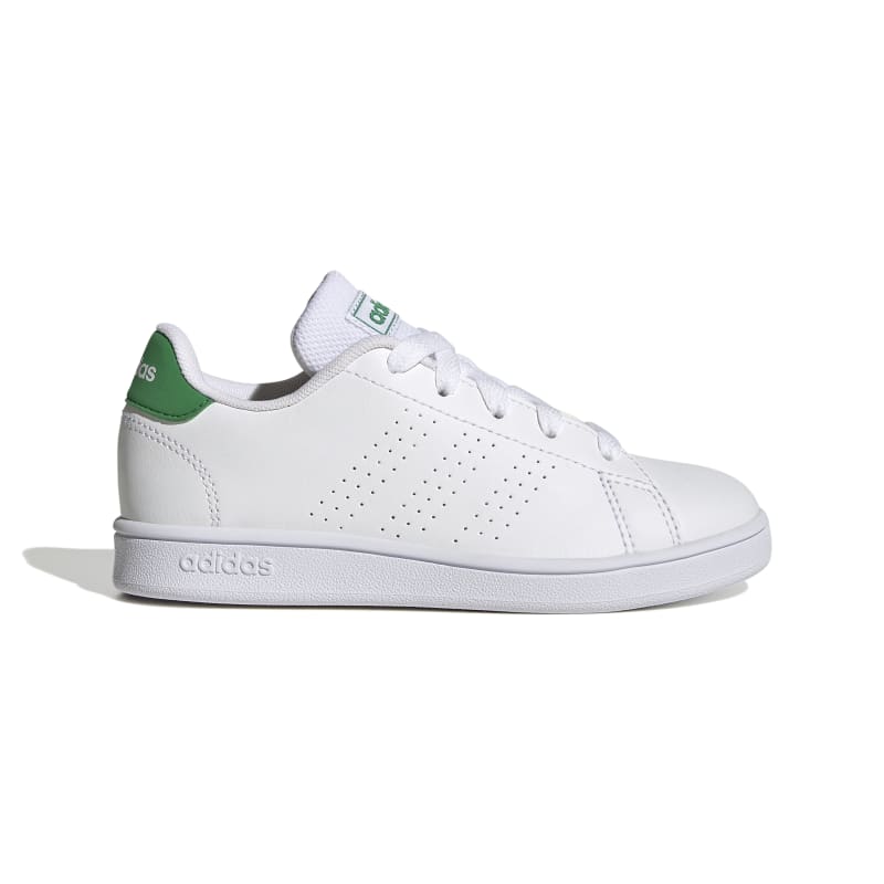 adidas Advantage Lifestyle Court Lace Sneaker Kinder - weiß/grün