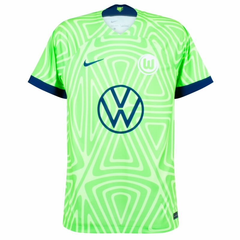 Nike VfL Wolfsburg Stadium Heimtrikot 22/23 Herren - neongrün