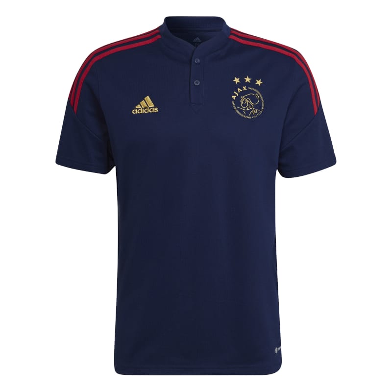 adidas Ajax Amsterdam Condivo 22 Poloshirt Herren - navy/rot