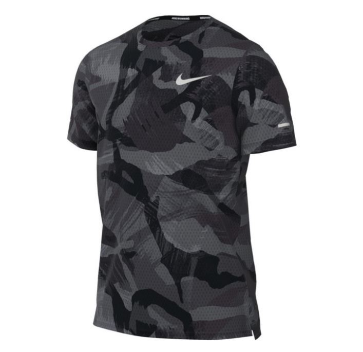 Nike Miler T-Shirt Herren - schwarz/grau