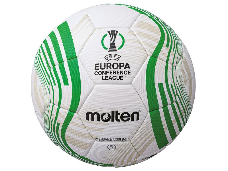Molten UEFA Europa Conference League 22/23 Replika offizieler Spielball Gr.5 - weiß/grün