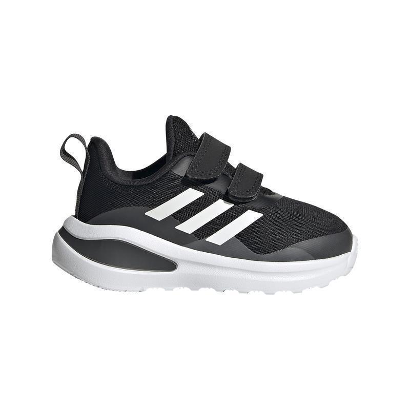 adidas FortaRun Double Strap Sneaker Kinder - schwarz/weiß