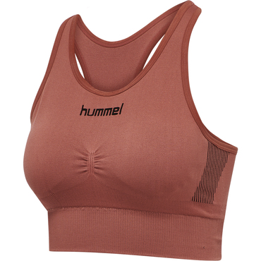 hummel First Seamless Sport BH Damen - orange