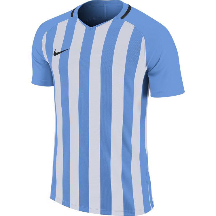 Nike Striped Division III Trikot Kinder - hellblau/weiß