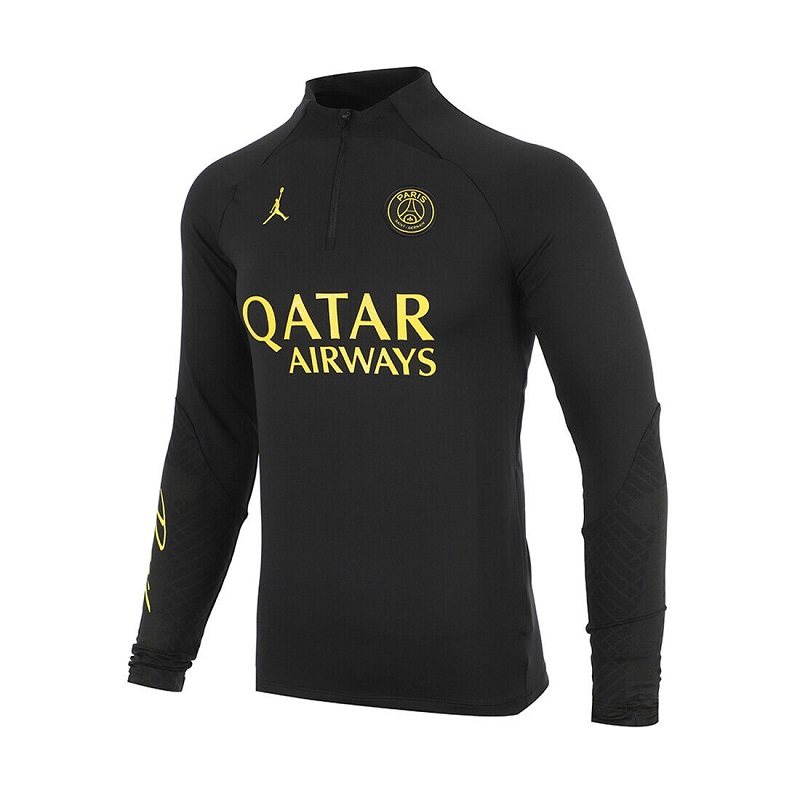 Nike Paris Saint-Germain Strike Langarm Shirt Herren - schwarz/gelb
