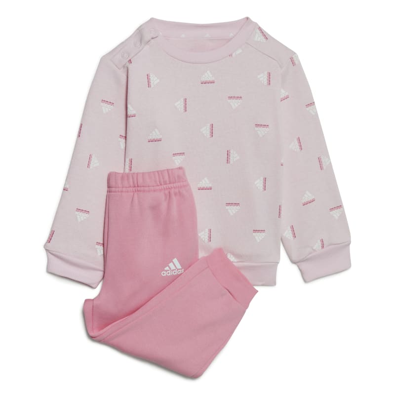 adidas Brand Love Fleece Jogginganzug Baby - rosa