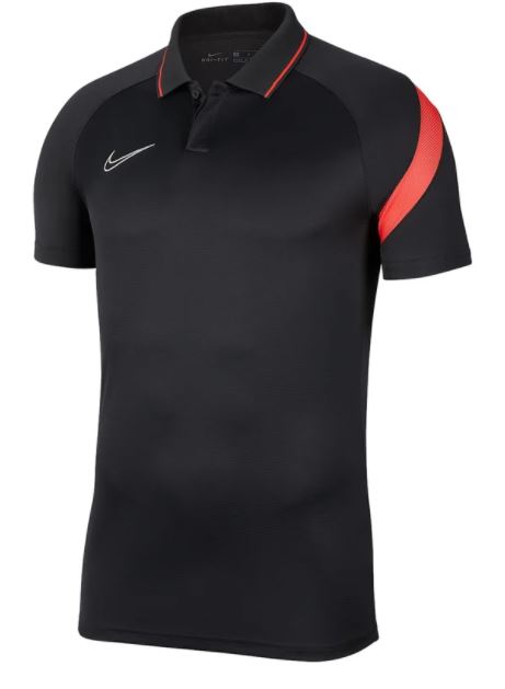 Nike Academy Pro Poloshirt Herren - anthrazit/rot