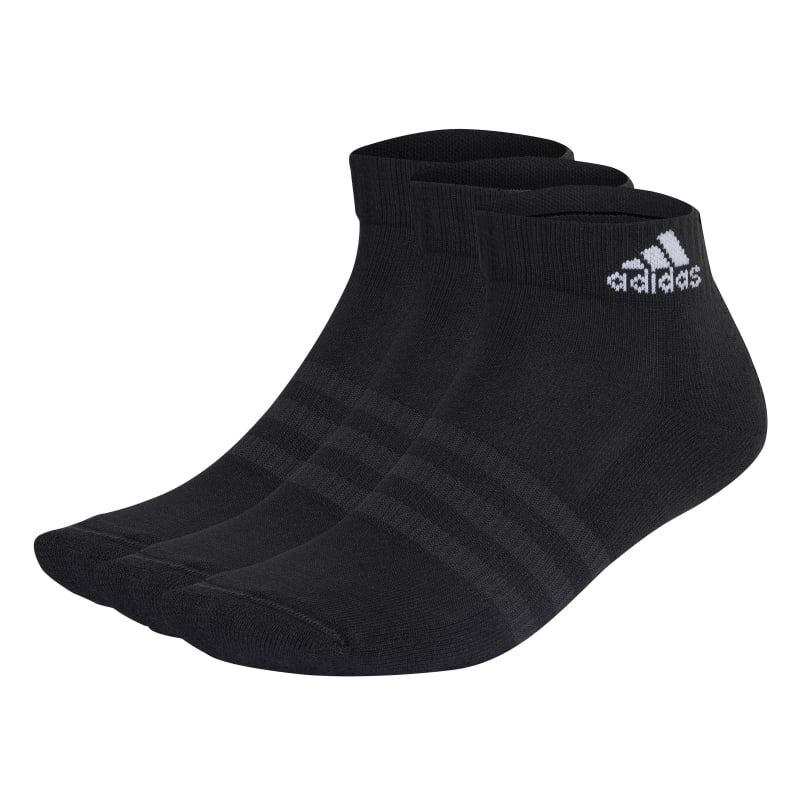 adidas Cushioned Sportswear Ankle Socken (3 Paar) - schwarz