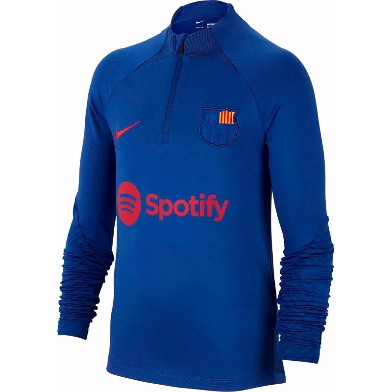 Nike FC Barcelona Strike Langarm Shirt Herren - blau