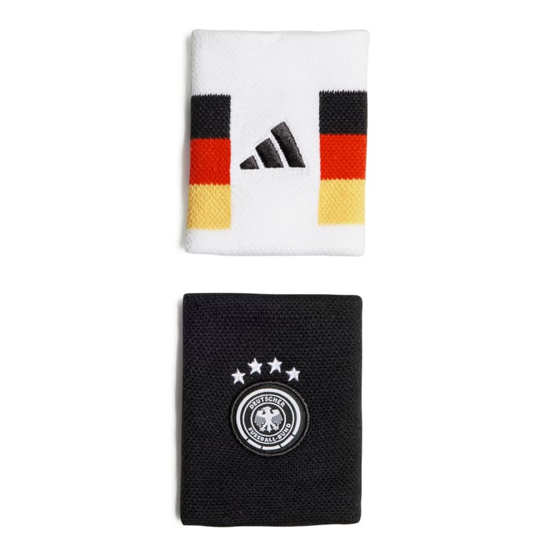 adidas DFB Schweißbänder EURO24 2er Pack - weiß/schwarz