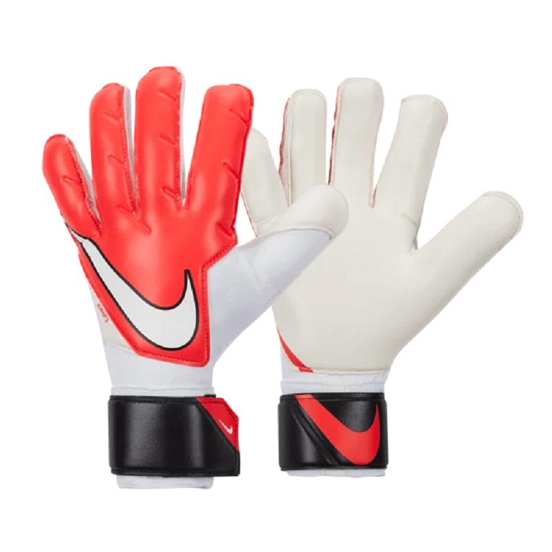 Nike Grip3 Torwarthandschuhe - weiß/rot/schwarz