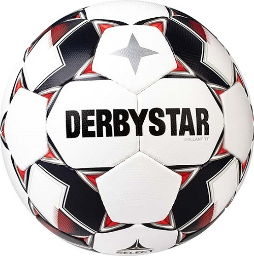 Derbystar Brillant TT AG Fußball Gr. 5 - weiß/schwarz/orange