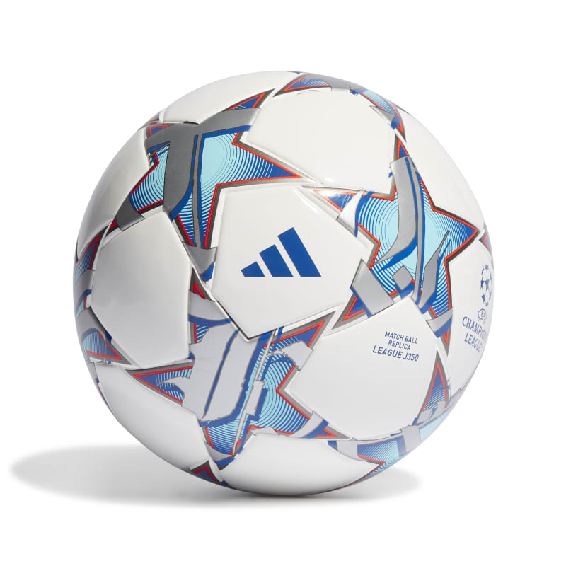 adidas UCL League 350gr. Fußball - weiß/blau/grau