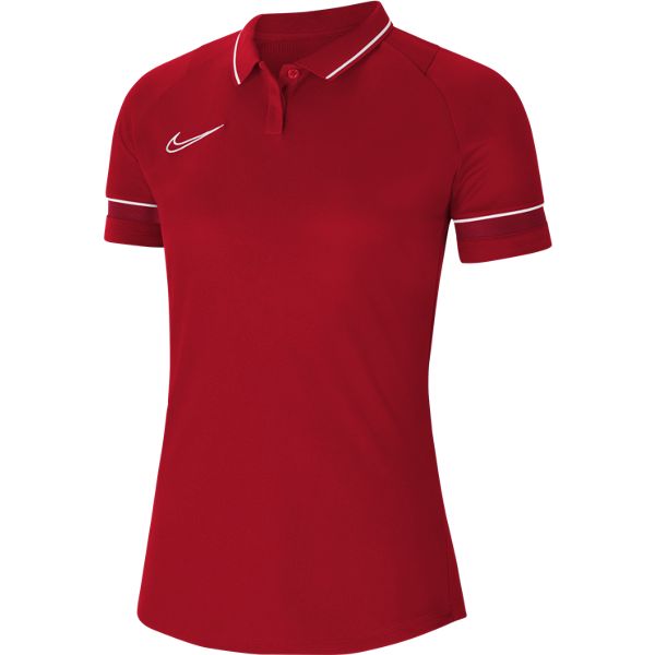 Nike Academy 21 Poloshirt Damen - rot