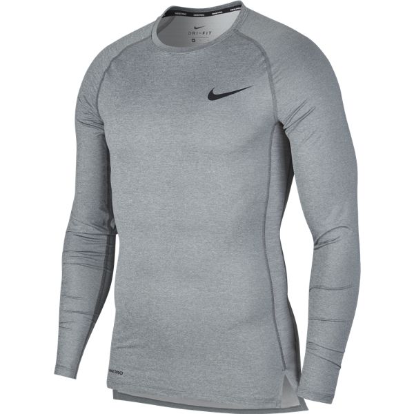 Nike Pro Longsleeve Herren - grau