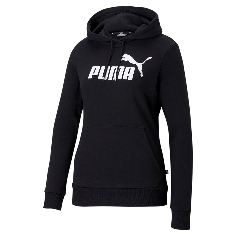 Puma Essential Logo Hoodie Damen - schwarz