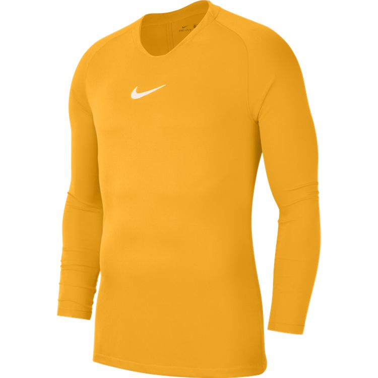Nike Park Funktionsshirt Langarm Kinder - gelb/weiß