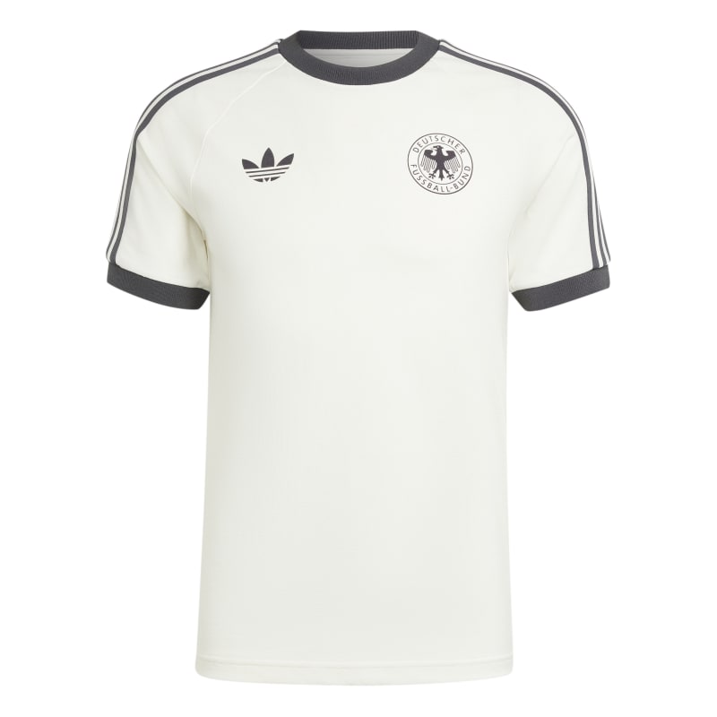 adidas DFB Adicolor Classics 3-Streifen T-Shirt EURO24 Herren - weiß/grau
