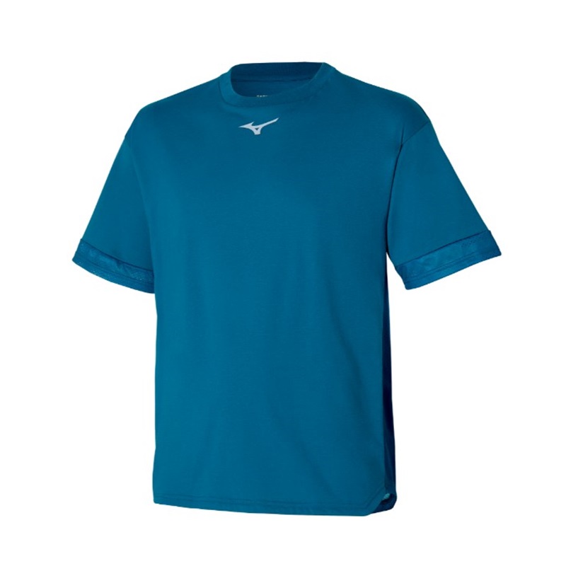 Mizuno Athletic Mesh T-Shirt Herren - blau
