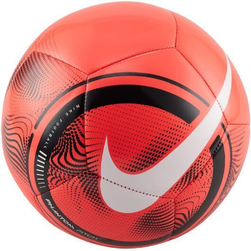 Nike Phantom Fußball - rot/schwarz/weiß