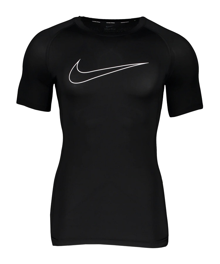 Nike Pro Funktionsshirt Herren - schwarz