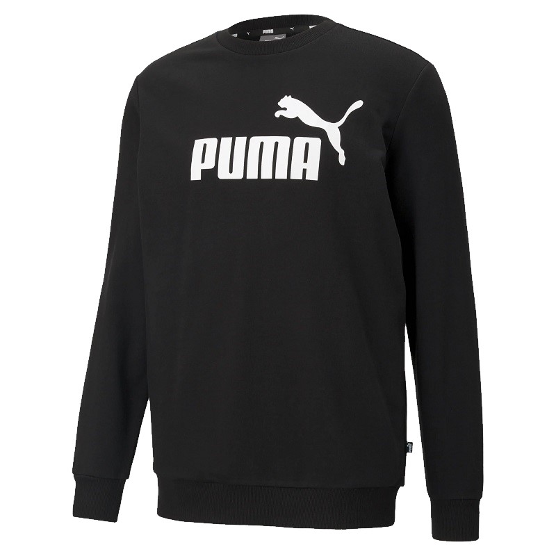 Puma ESS Big Logo Sweatshirt Herren - schwarz/weiß