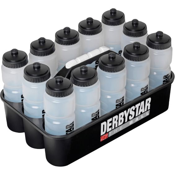 Derbystar Trinkflaschenhalter für 12 Flaschen - schwarz