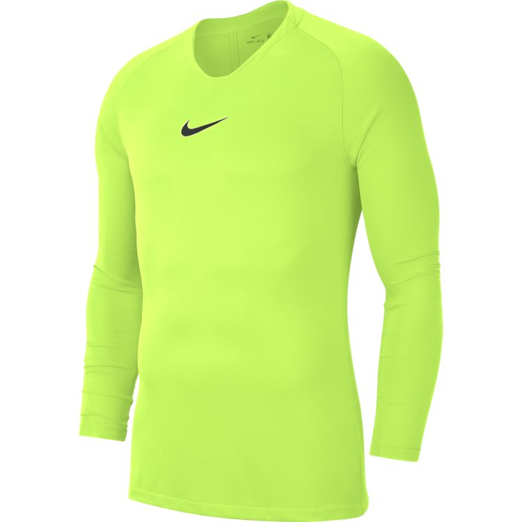 Nike Park Funktionsshirt Langarm Herren - neongrün