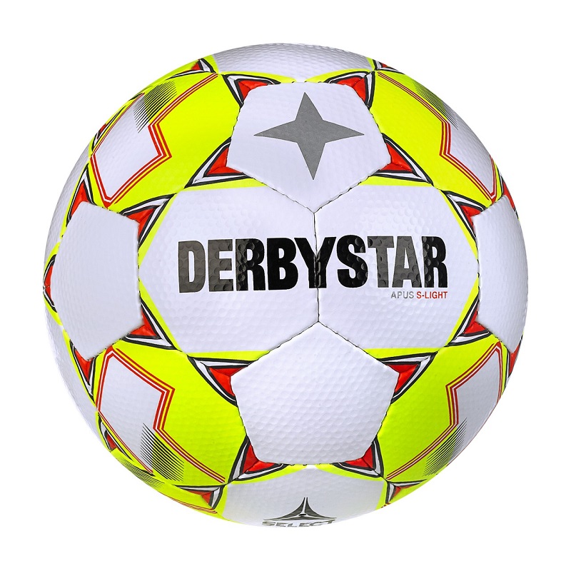 Derbystar Apus S-Light v23 Fußball - weiß/gelb/rot