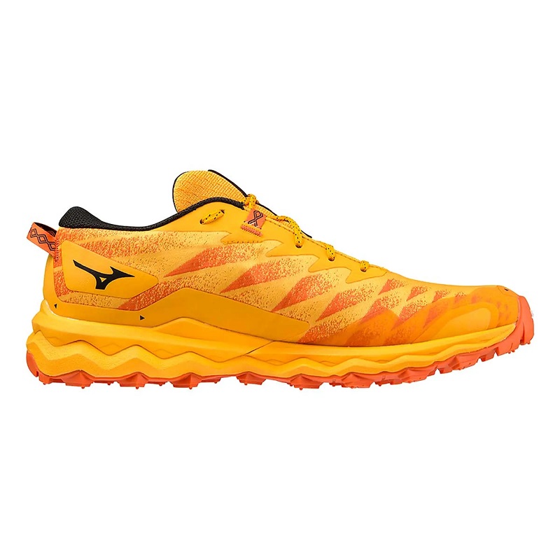 Mizuno Wave Daichi 7 GTX Trail Running Schuhe Herren - orange/schwarz