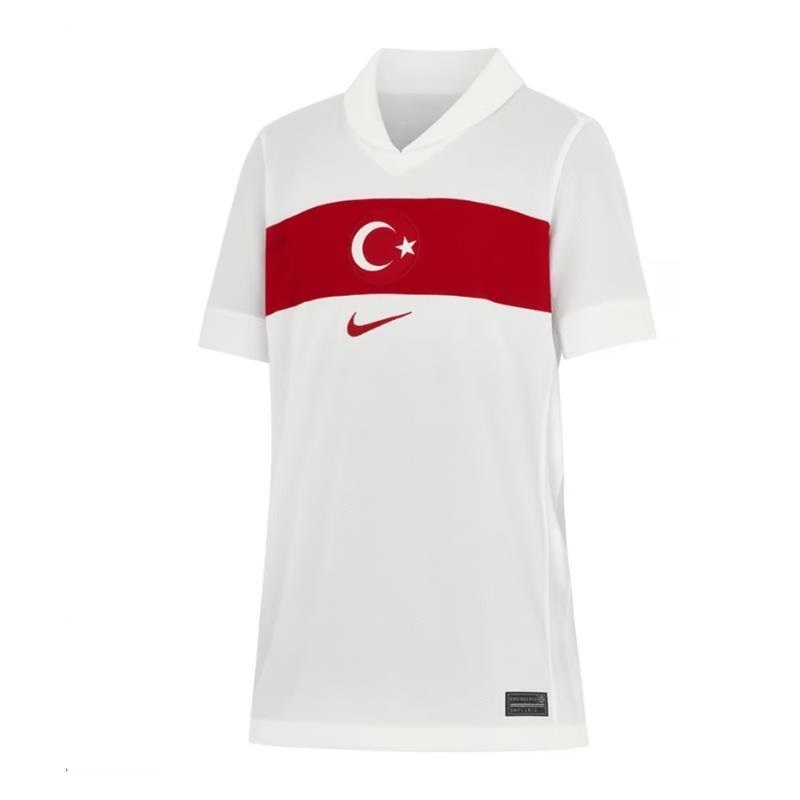 Nike Türkei Trikot Home EURO24 Kinder - weiß/rot
