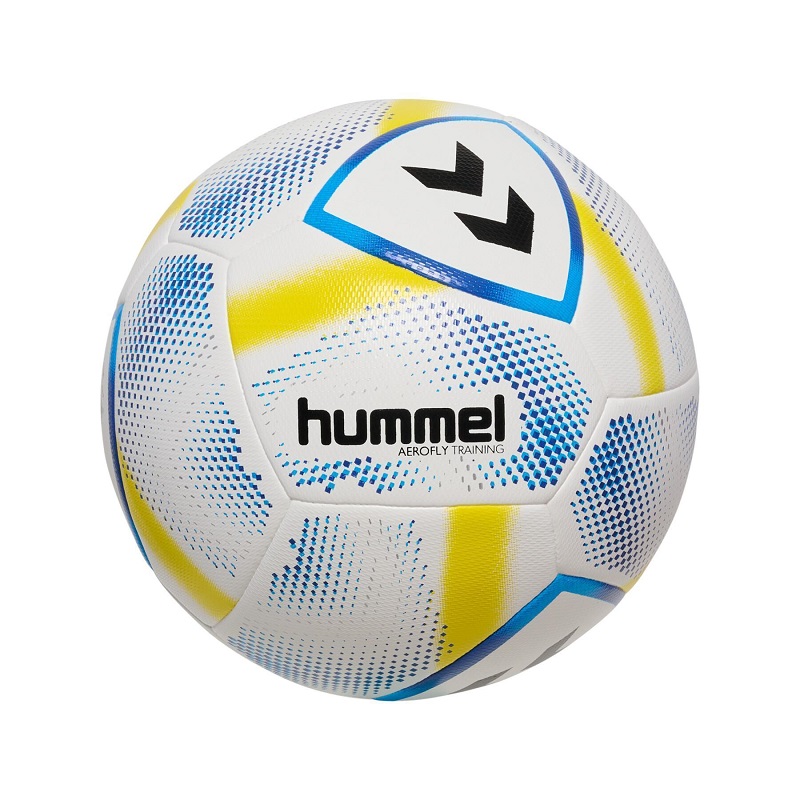 hummel Aerofly Fußball Gr. 5 - weiß/blau/gelb