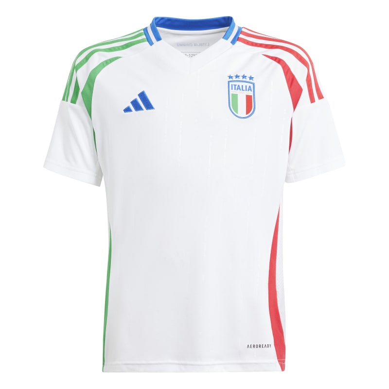 adidas Italien Trikot Away EURO24 Kinder - weiß/blau/grün/rot