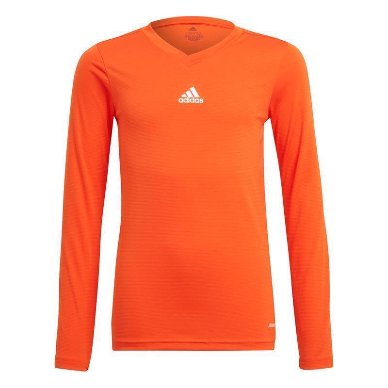 adidas Team Base Shirt Longsleeve Kinder - orange