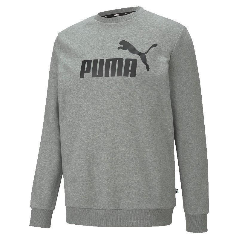 Puma ESS Big Logo Sweatshirt Herren - grau/schwarz