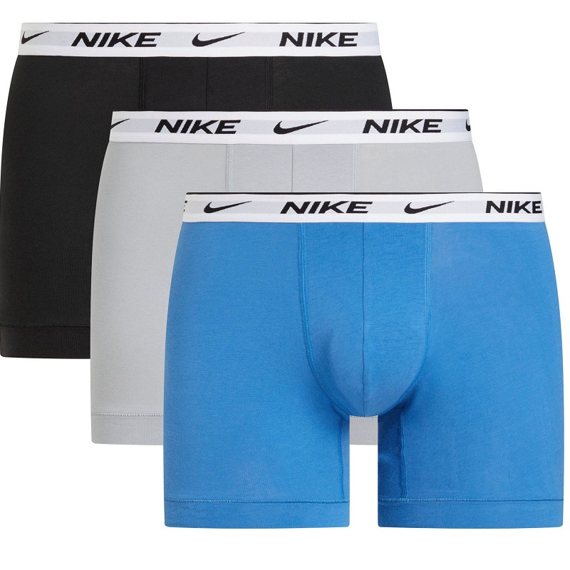 Nike Boxer Shorts 3er Pack Herren - blau/grau/schwarz
