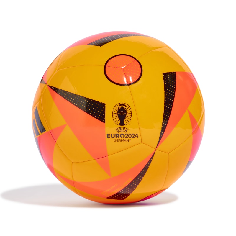 adidas EURO24 Club Fußball - gelb/orange/schwarz