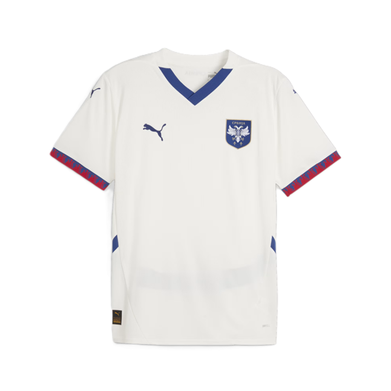 Puma Serbien Trikot Away EURO24 Herren - weiß/blau/rot