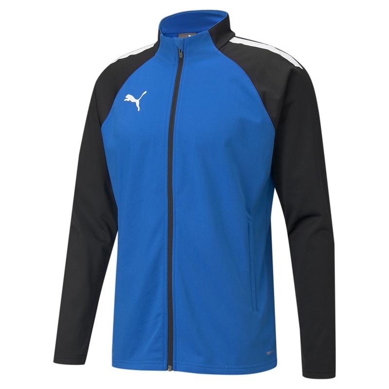 Puma teamLIGA Trainingsjacke Herren - blau/schwarz/weiß