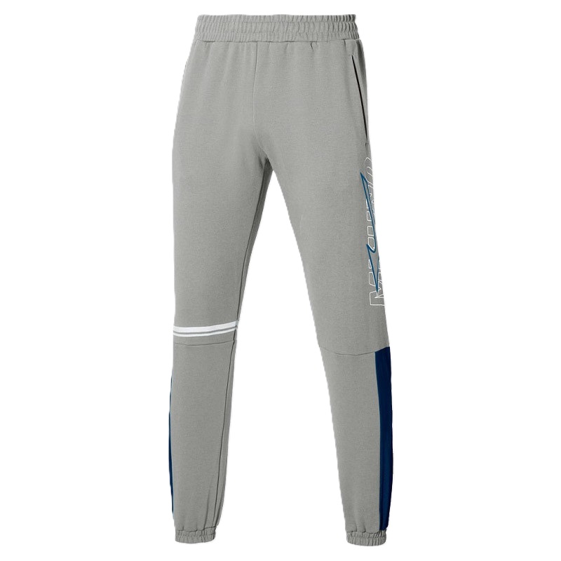 Mizuno Athletic Sweat Shorts Herren - grau/blau/weiß