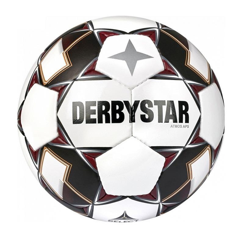 Derbystar Atmos APS v22 Fußball - weiß/schwarz/rot