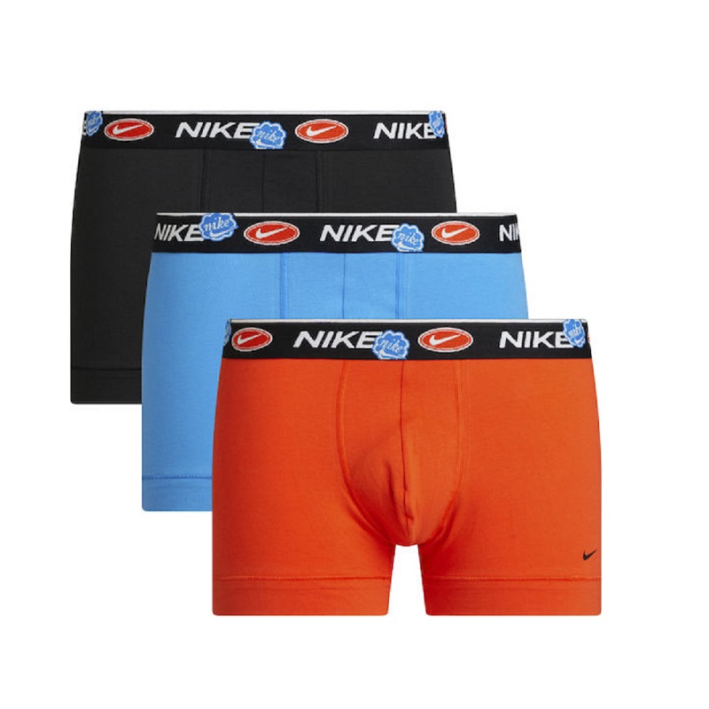 Nike Boxer Shorts Herren 3er Pack - schwarz/orange/blau
