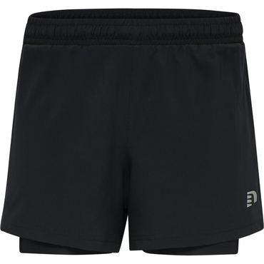 hummel Newline Core 2-IN-1 Shorts Damen - schwarz